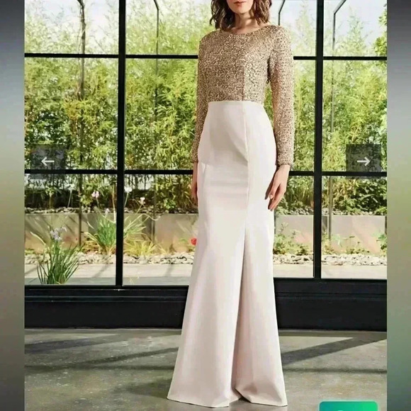 Sachin + Babi Ahluwalia Stardust Beaded Gown NWT Size 6 - Picture 1 of 8